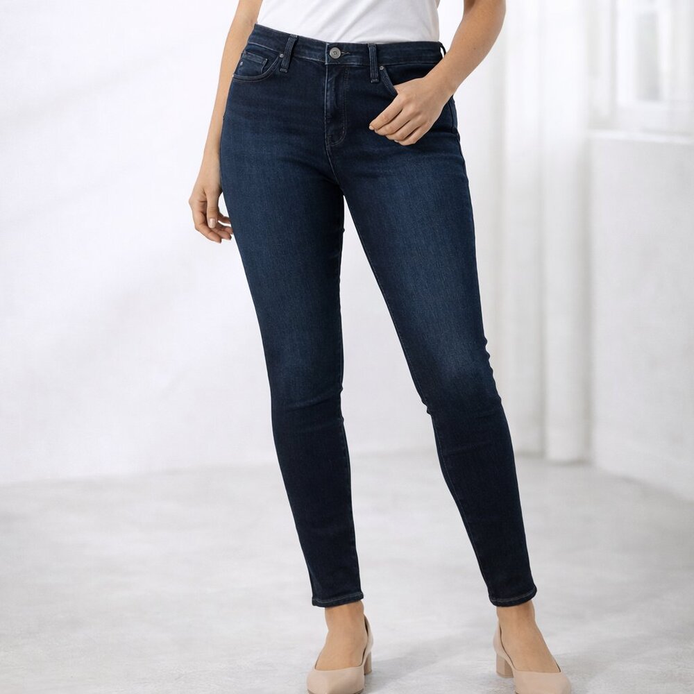 AG Adriano Goldschmied Women's Skinny Jeans Size 27R Dark Blue